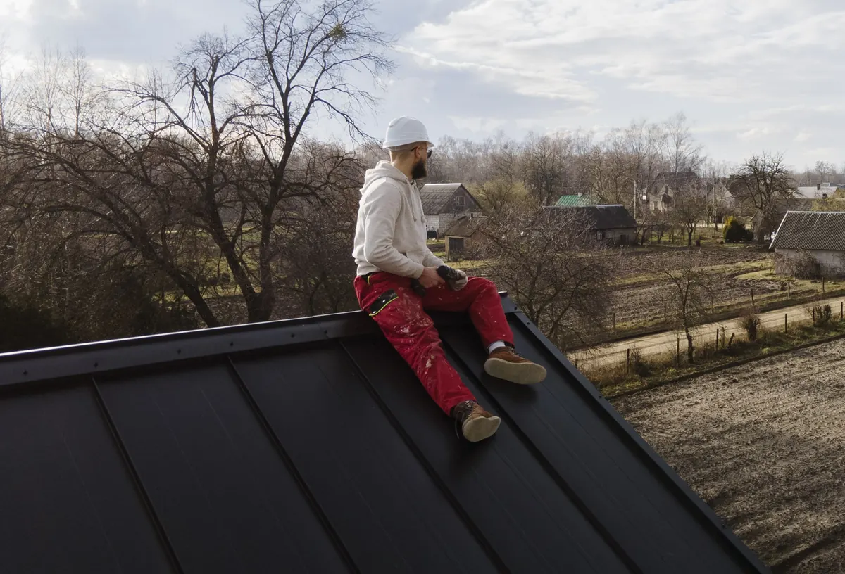 Reinigung bei Ziegel- und Betondächern